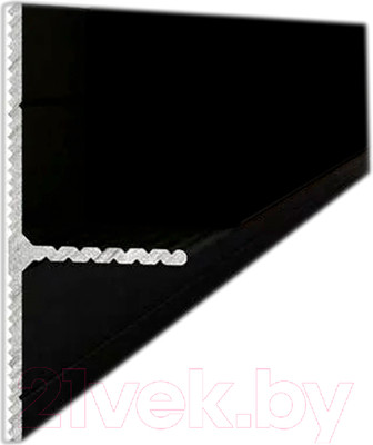 Плинтус Profiling ПЛ-44/14 теневой (3м, черный)