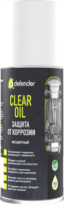 Средство от коррозии Defender Auto Clear Oil в аэрозольной упаковке / 10011 (150мл)