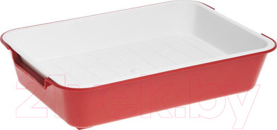 Туалет-лоток Homecat Бюджет с сеткой / 70022 (красный)