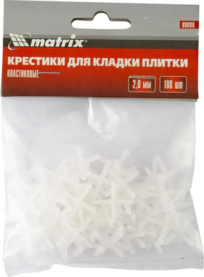 Крестики для укладки плитки Matrix 88086 (100шт)
