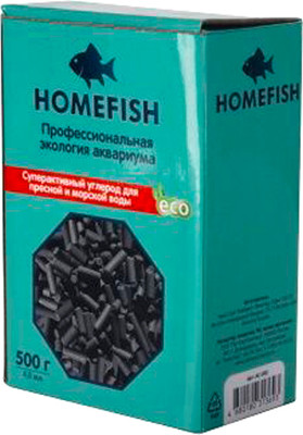 Средство для ухода за водой аквариума Homefish Активированный уголь / 84307