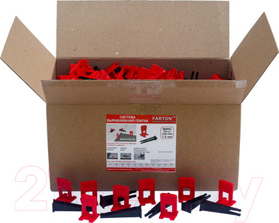 Система выравнивания плитки Farton Микс 1.5мм (300шт+300шт)