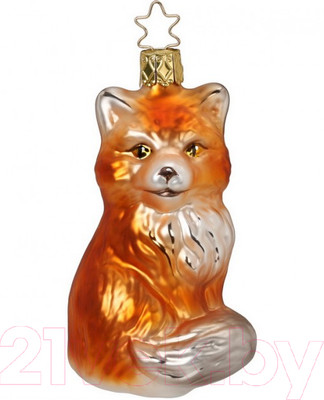 Елочная игрушка Inge's Christmas In The Woods. Пушистая лиса / 10058S016