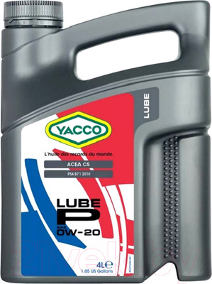 Моторное масло Yacco Lube P 0W20 (4л)