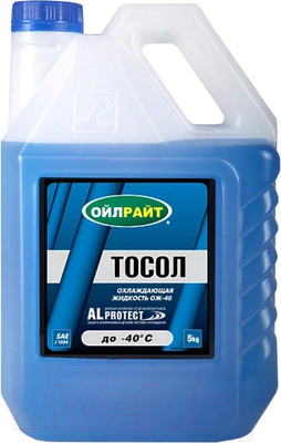 Тосол Oil Right -40 / 5012 (5кг, синий)