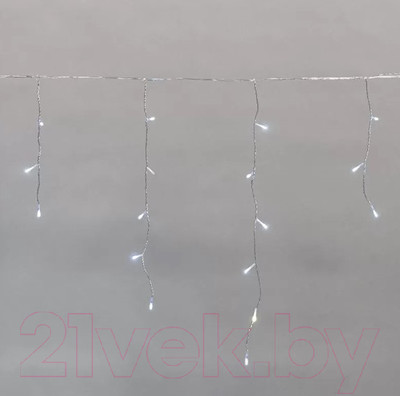 Светодиодная бахрома Neon-Night Айсикл 255-545 (10x0.6м, белый)