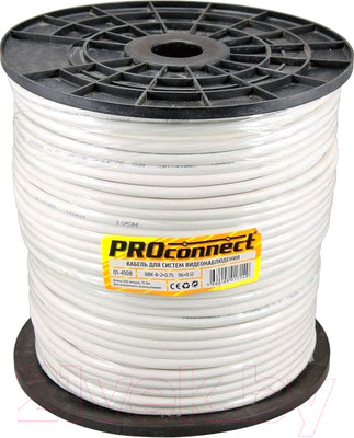 Кабель PROconnect КВК-В-2 2x0.75 Cu/CCA / 01-4108 (200м, белый)