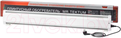 Теплый плинтус электрический Mr.Tektum Smart Line 1.6м правый (белый)