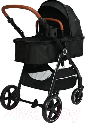 Детская универсальная коляска Tomix Bonny / 619A (Jet Black)