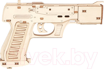 Пистолет игрушечный Три совы Пистолет резинкострел / ДКНС020 (58эл)