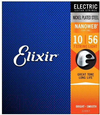 Струны для электрогитары Elixir Strings 12057 10-56