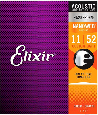 Струны для акустической гитары Elixir Strings 11027 11-52