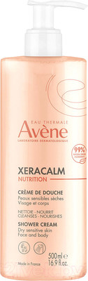 Крем для душа Avene Xeracalm Nutrition Легкий питательный очищающий (500мл)
