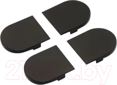 Комплект накладок на скрытые петли AGB Eclipse 2.0 Е302002093 (4шт, черный)