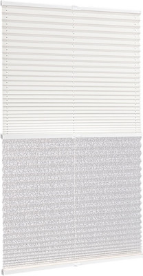 Штора-плиссе Delfa Basic Uni СПШ-3116/1102 Basic Transparent (81x160, белый)