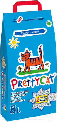 Наполнитель для туалета Prettycat Naturel / 621427 (4кг/8л)