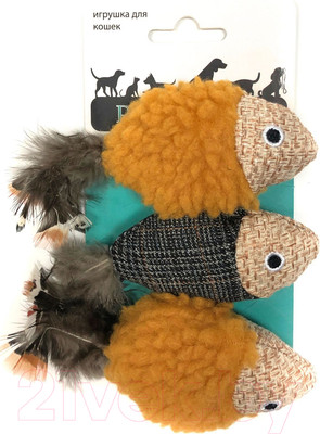 Набор игрушек для кошек Pet Park Рыбки / TOY82251