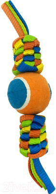 Игрушка для собак Pet Park Плетенка с теннисным мячом / WB19410