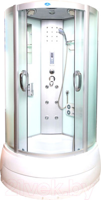 Душевая кабина Водный мир ВМ8815 100x100 (матовое стекло)