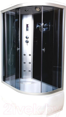 Душевая кабина Водный мир Комфорт ВМ-886 Е L 80x120 (тонированное стекло)