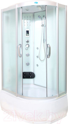 Душевая кабина Водный мир ВМ-8801 L 80x110 (белый/матовое стекло)