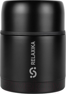 Термос для еды Relaxika 301 (500мл, черный)