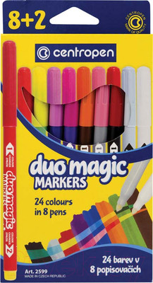 Фломастеры Centropen Duo Magic / 5 2599 1002 (24цв)