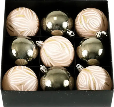 Набор шаров новогодних Белбогемия 30198576 / 106174 (9шт)