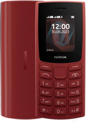 Мобильный телефон Nokia 105 TA-1557 DS / 1GF019CPB1C02 (красный)