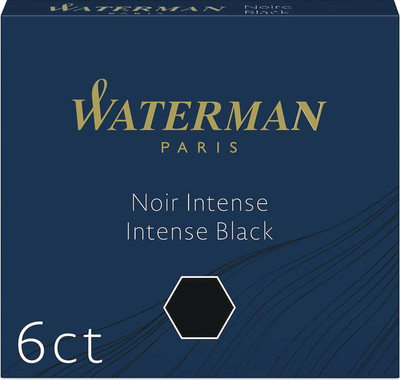 Чернила для перьевой ручки Waterman International / S0110940 (6шт, черный)