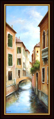 Картина Декарт Венеция каналы 8Л2443 (в раме)