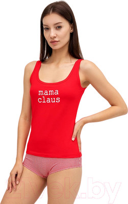 Пижама Mark Formelle 442202 (р.164/170-88-94, красный/красная клеточка виши)