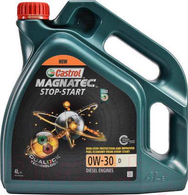 Моторное масло Castrol Magnatec Stopstart D 0W30 (4л)