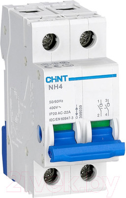Выключатель нагрузки Chint 2п 63А NH4 (R) / 398041
