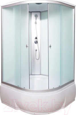Душевая кабина Водный мир ВМ-8819 120x120 (белый/матовое стекло)