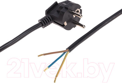 Шнур сетевой Rexant 11-1309 (5м, черный)