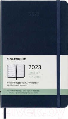 Еженедельник Moleskine Classic WKNT Large / DHB2012WN3 (синий сапфир)