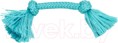 Игрушка для собак Playology Dri-Tech Rope / P3000818 (с ароматом арахиса, маленький,  голубой)