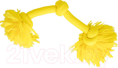 Игрушка для собак Playology Dri-Tech Rope / P300763 (с ароматом курицы, большой, желтый)