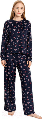 Комплект домашней одежды Mark Formelle 592468-1 (р.164/170-84-90, конфеты на чернильном)