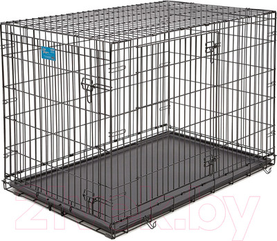 Клетка для животных Midwest Life Stages для собак 77.9x49x54.5см / 1630DD (2 двери,черный)