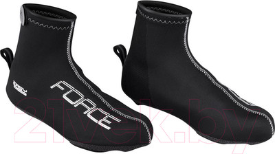 Велобахилы FORCE Neoprene Easy Road / 905986-L-F (черный)