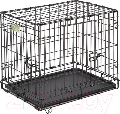 Клетка для животных Midwest iCrate для собак 2 двери / 1524DD (62.9x45.5x49.5см, черный)