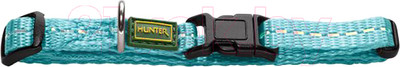 Ошейник HUNTER Collar Tripoli VB / 65517 (30-45/M, светло-голубой светоотражающий)