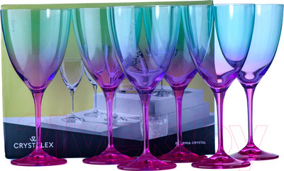 Набор бокалов Crystalex Kate 40796/D5378/400 (6шт)