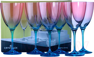 Набор бокалов Crystalex Kate 40796/D5381/400 (6шт)