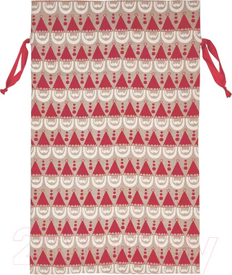 Мешок подарочный Swed house Vintertid 34.56.8298 (красный)