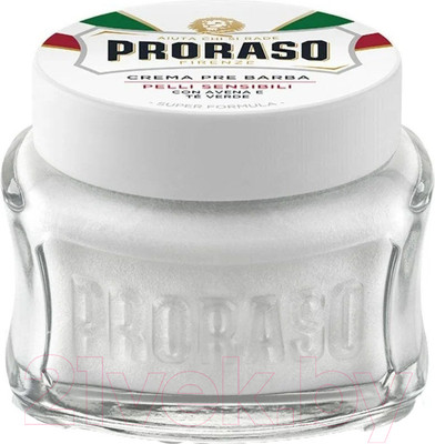 Крем для бритья Proraso Для чувствительной кожи с зеленым чаем и овсом (100мл)
