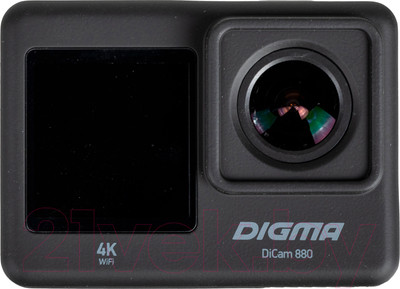 Экшн-камера Digma DiCam 880 / DC880 (черный)