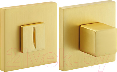 Фиксатор дверной защелки Morelli MH-WC-S6 MSG (матовое сатинированное золото)